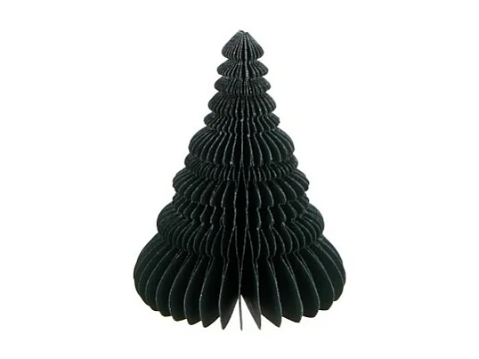 Sospensione di Natale in carta verde 15x15x13 cm