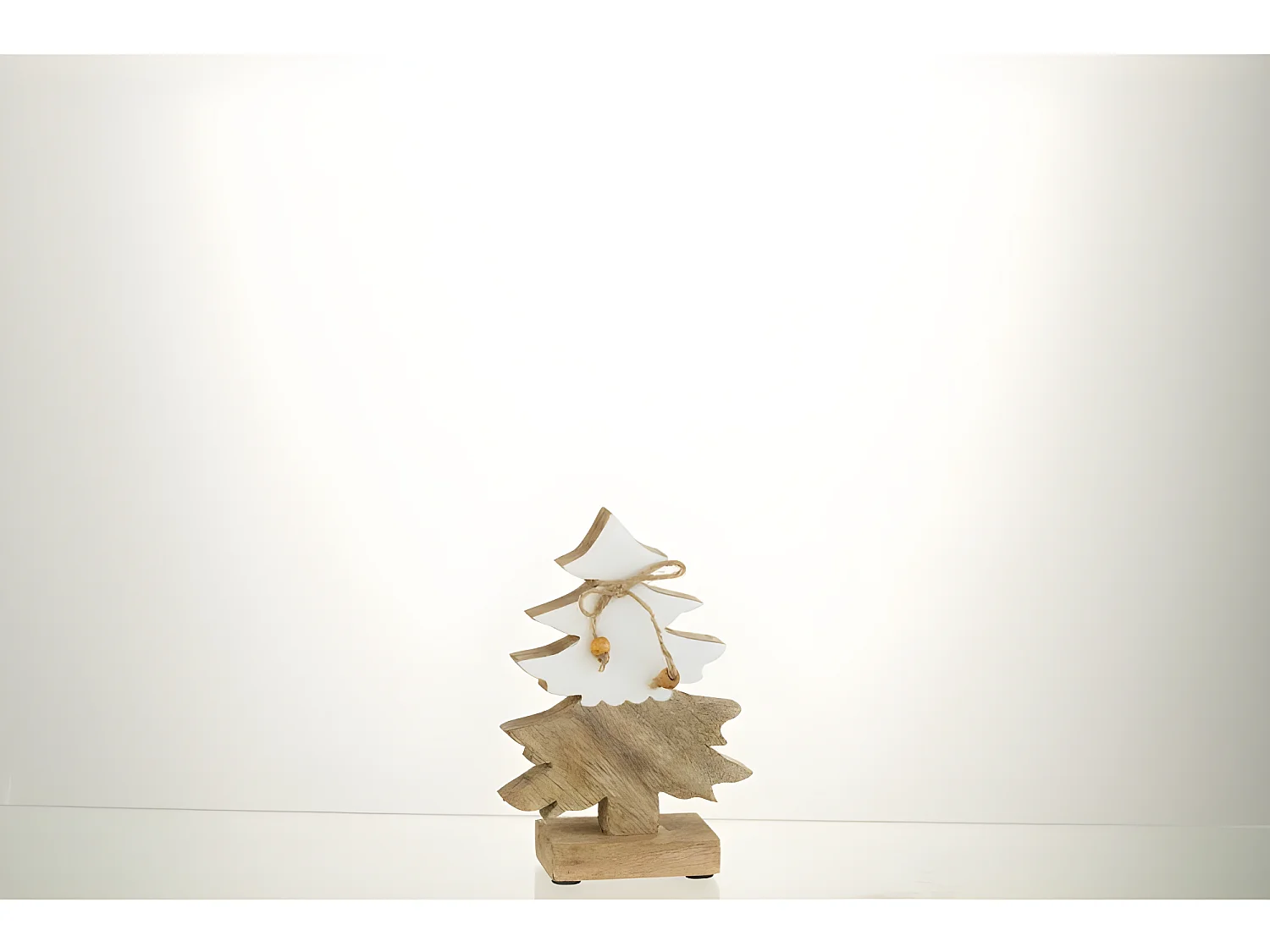 Albero di Natale in Legno Naturale 16x11x5cm