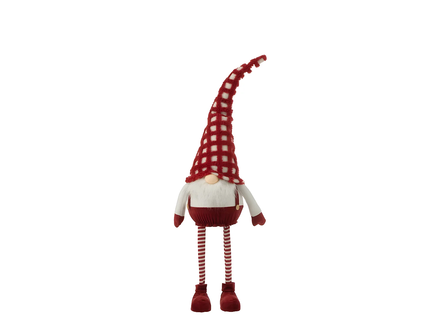 Duende de tela roja de 25x17x80 cm
