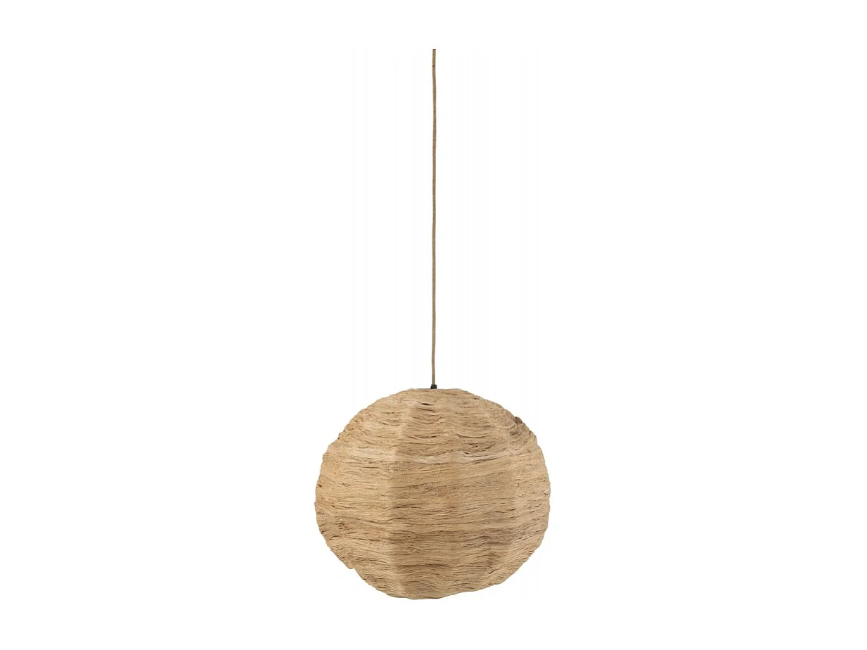 Suspension boule en bois Naturel 50x50x45cm