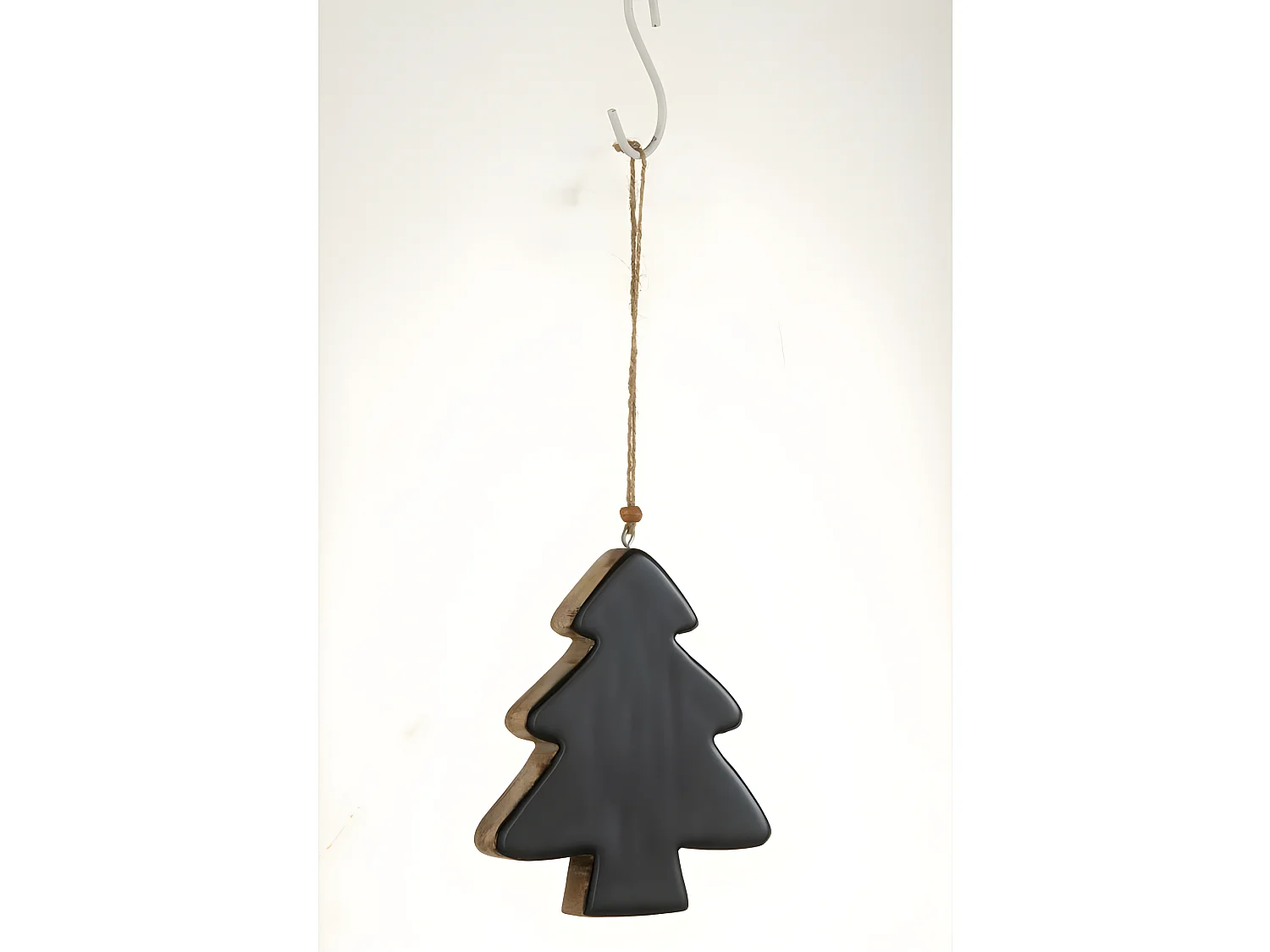 Albero da appendere in Legno Nero 16x15x1,5cm