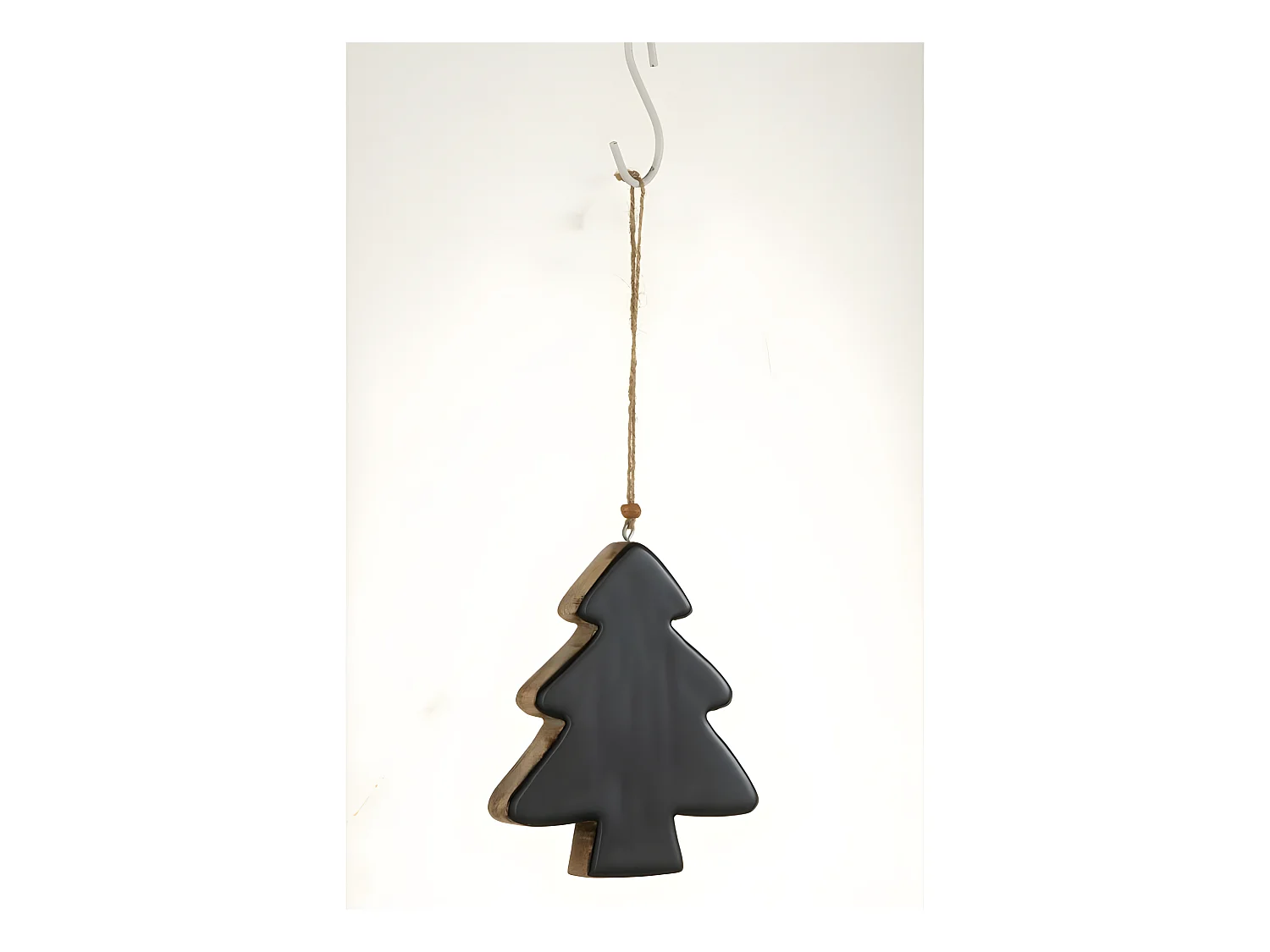 Albero da appendere in Legno Nero 16x15x1,5cm