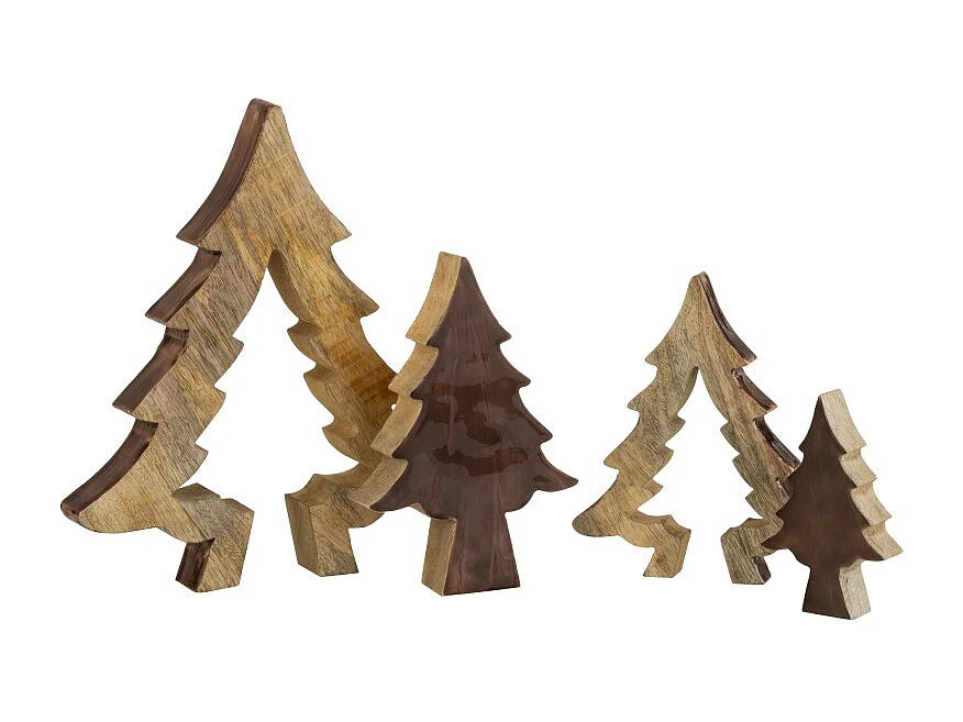 Puzzle di legno marrone abete 30x26x3.5cm