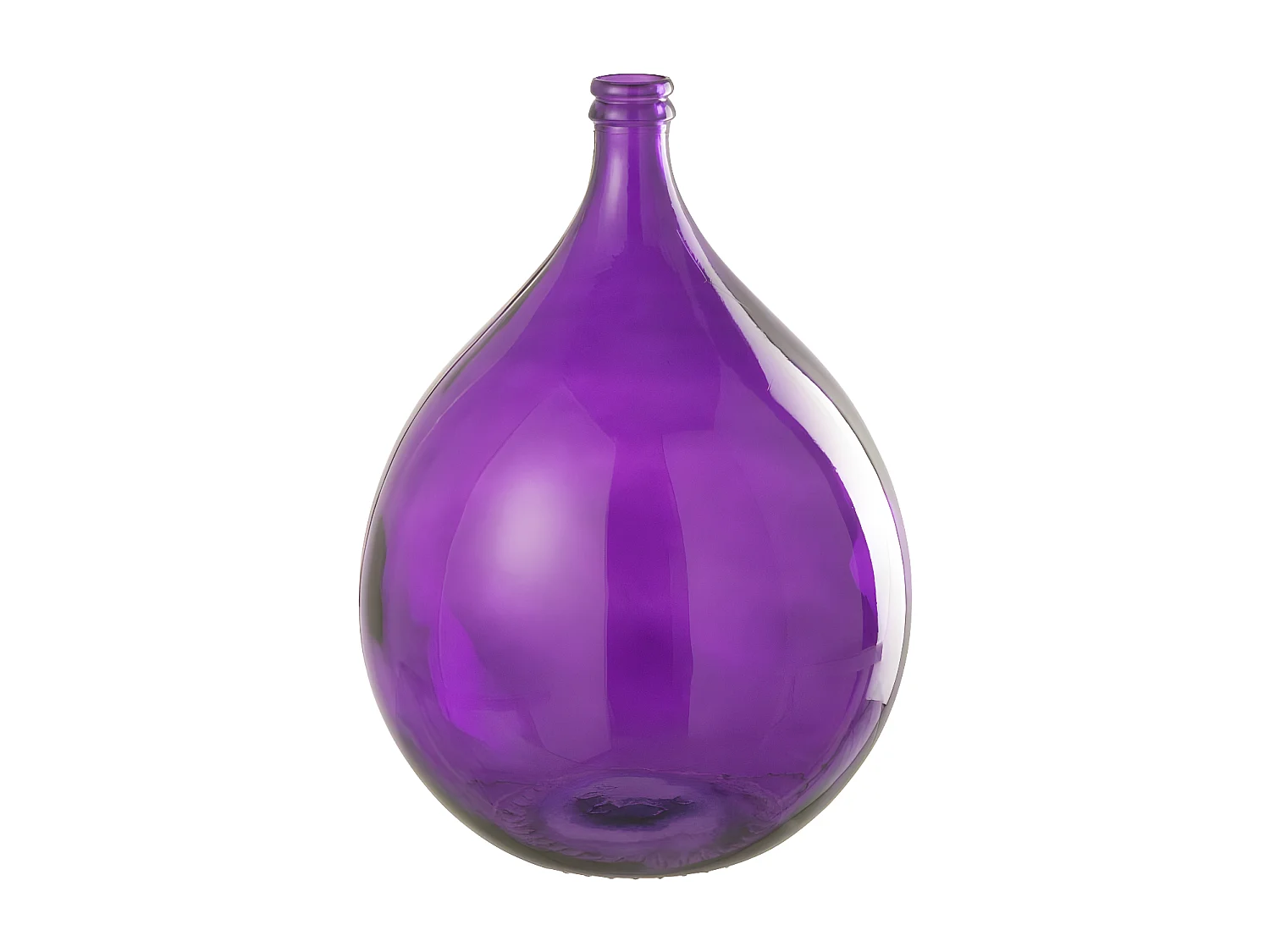 Damigiana in vetro viola 40x40x56cm