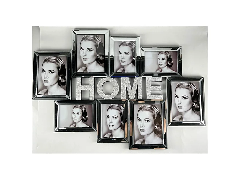 Multifoto para colgar con 8 fotos de espejo family