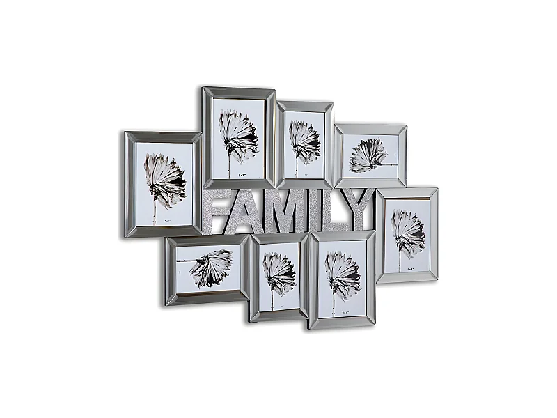Multifoto para colgar con 8 fotos de espejo family