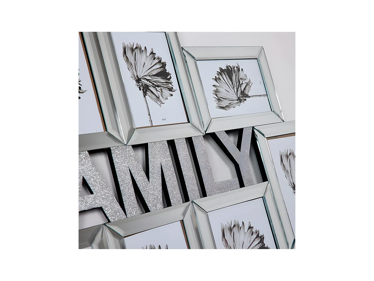Multifoto para colgar con 8 fotos de espejo family