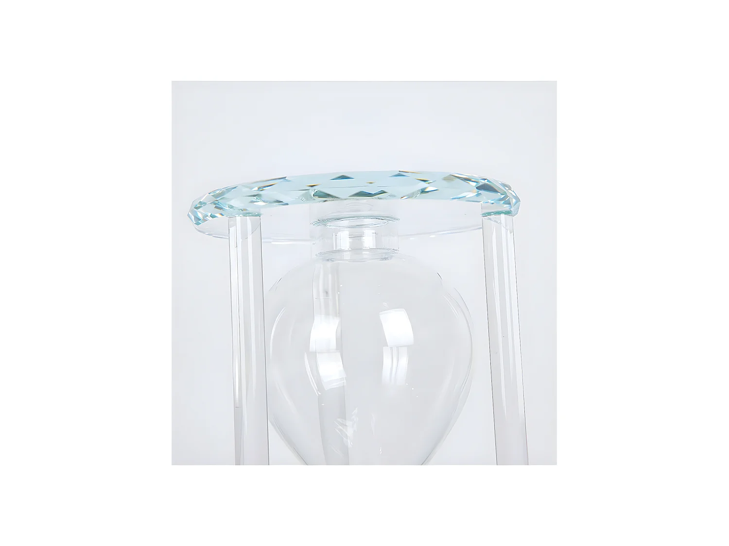 Reloj de arena de cristal arena verde sandy