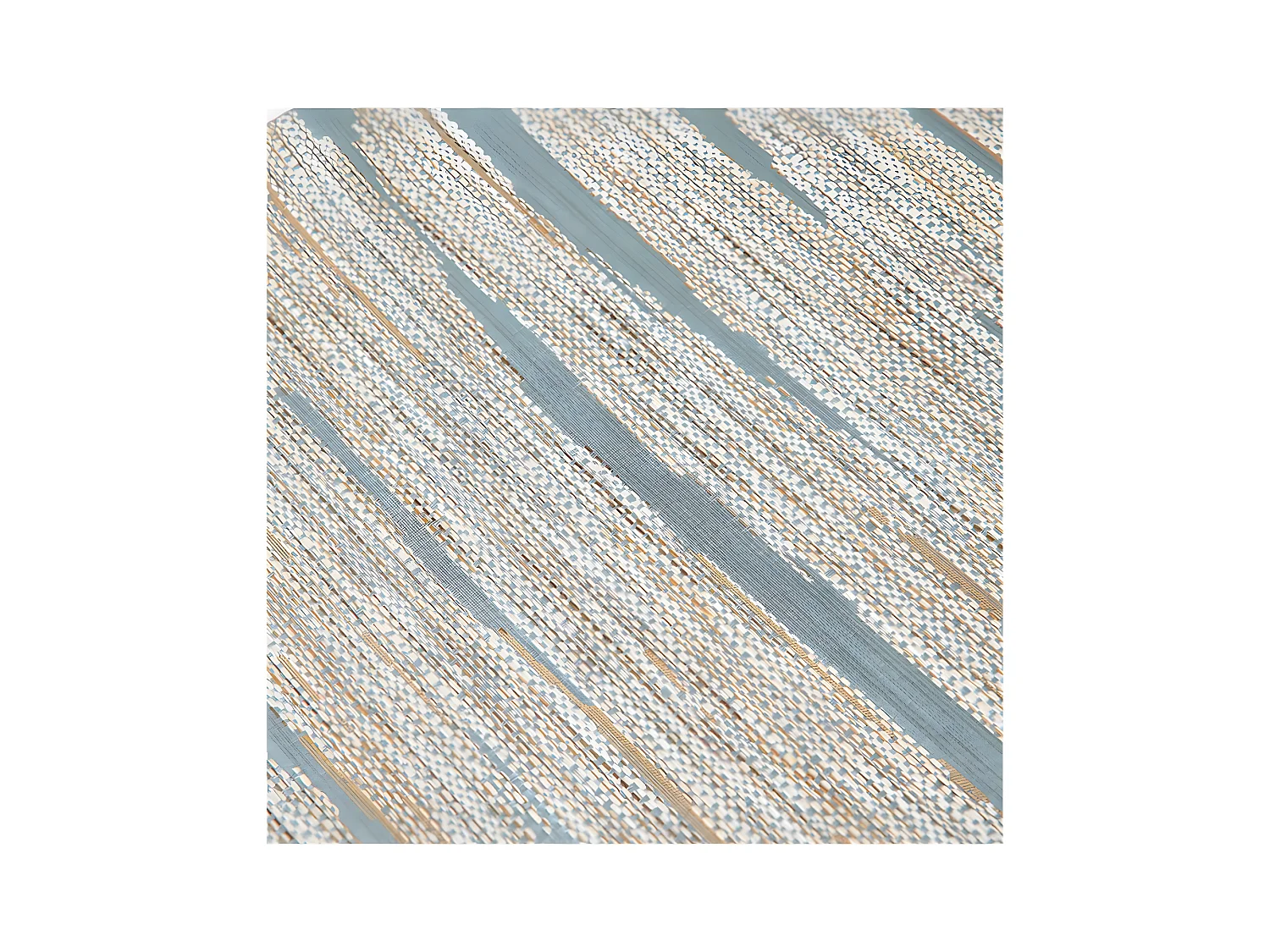 Camino de mesa en tela tipo rustico en tonos gris y azul lulo