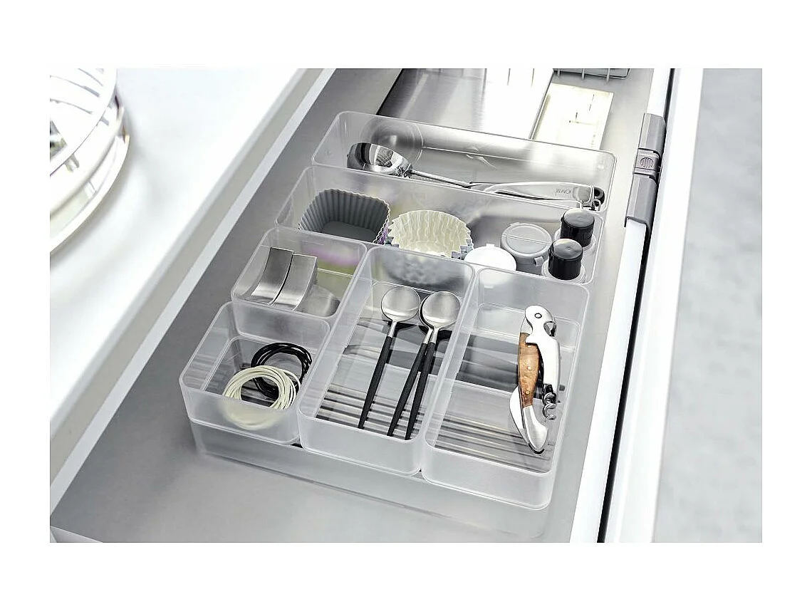 Set de 2 rangements empilables Tower 8 x 8 x 3,7 cm