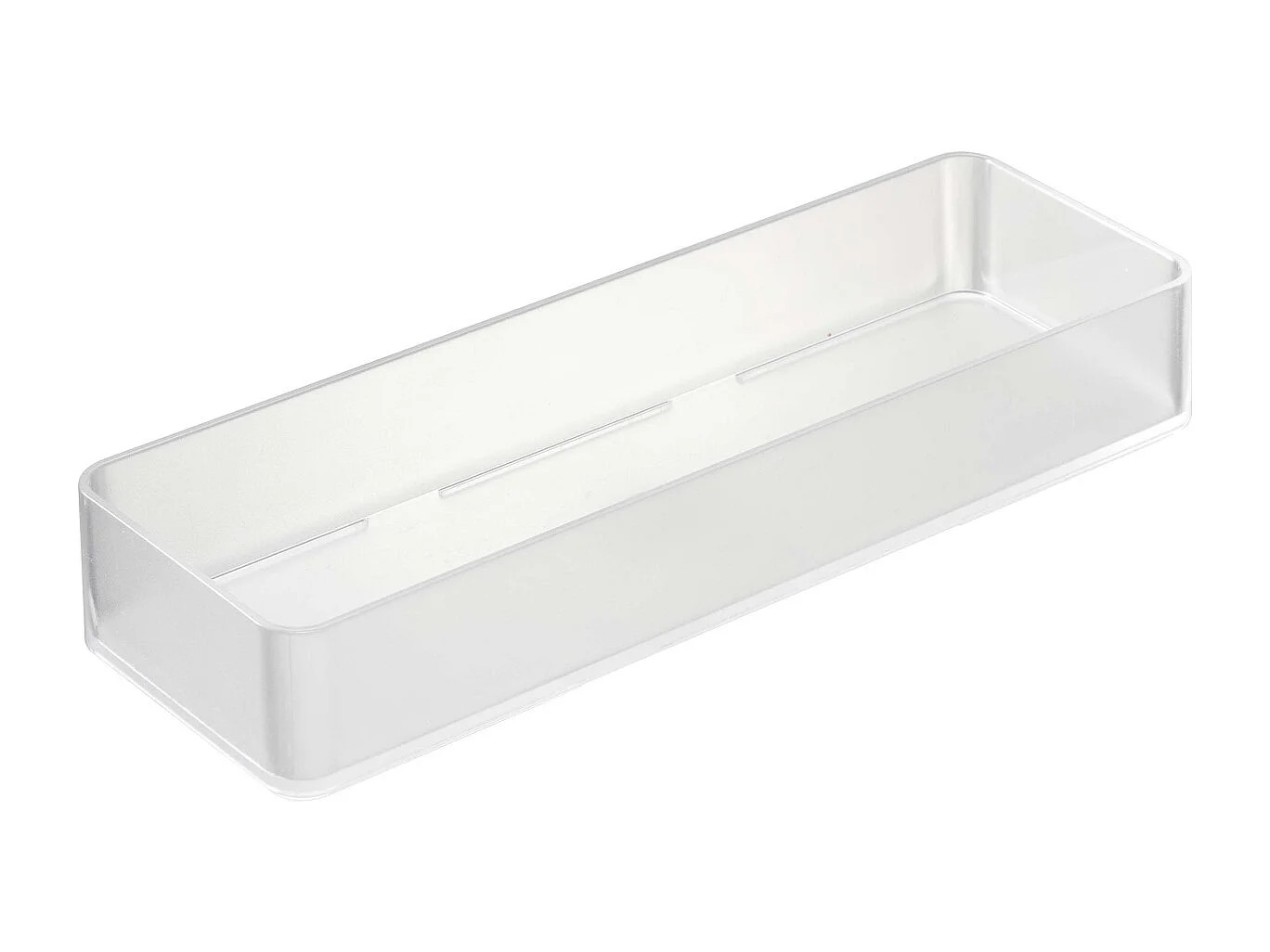 Set de 2 boîtes de rangement empilables Tower 24 x 8 x 3,7 cm