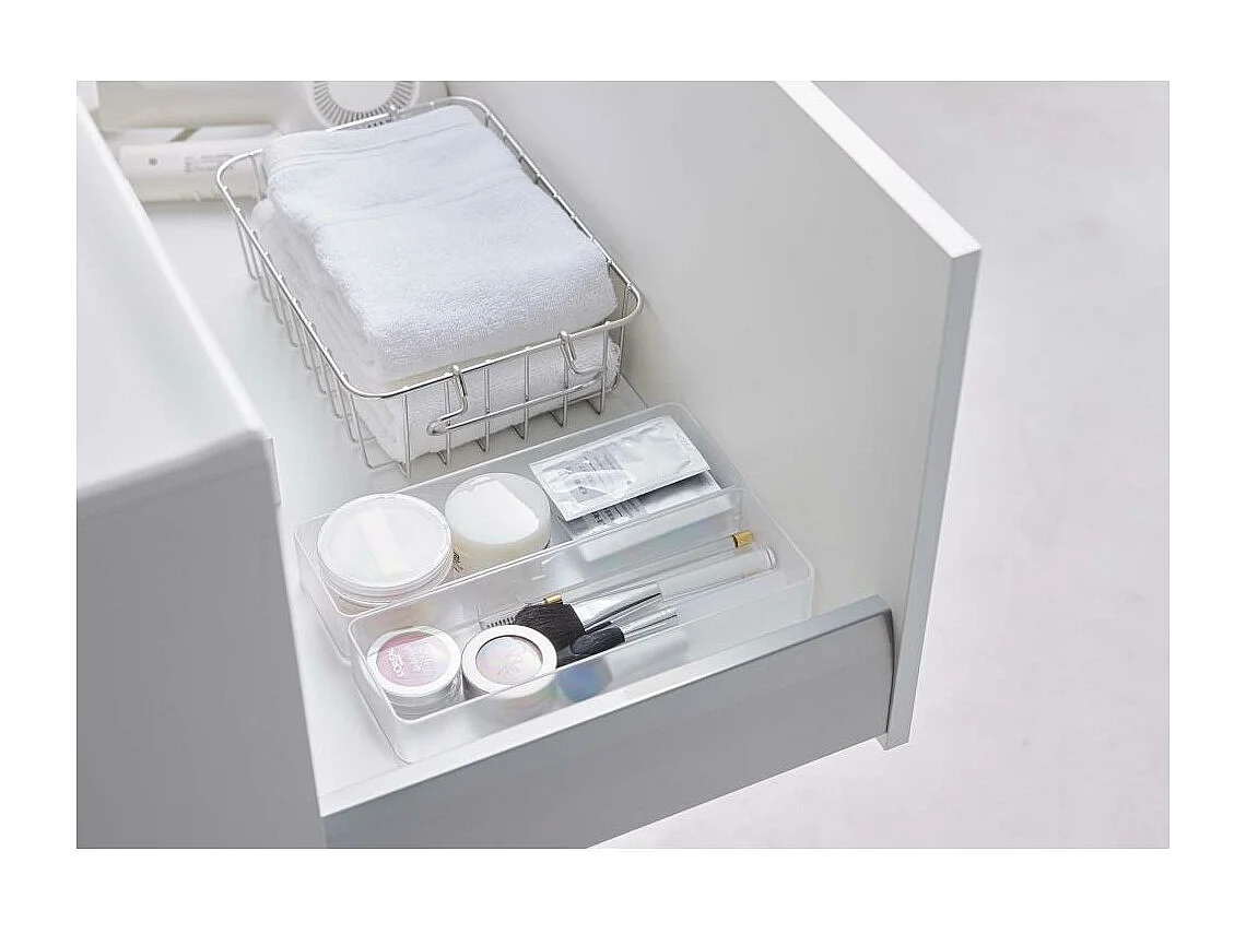 Set de 2 boîtes de rangement empilables Tower 24 x 8 x 3,7 cm