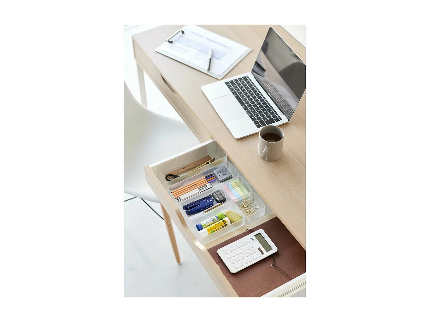 Set de 2 boîtes de rangement empilables Tower 24 x 8 x 7,2 cm