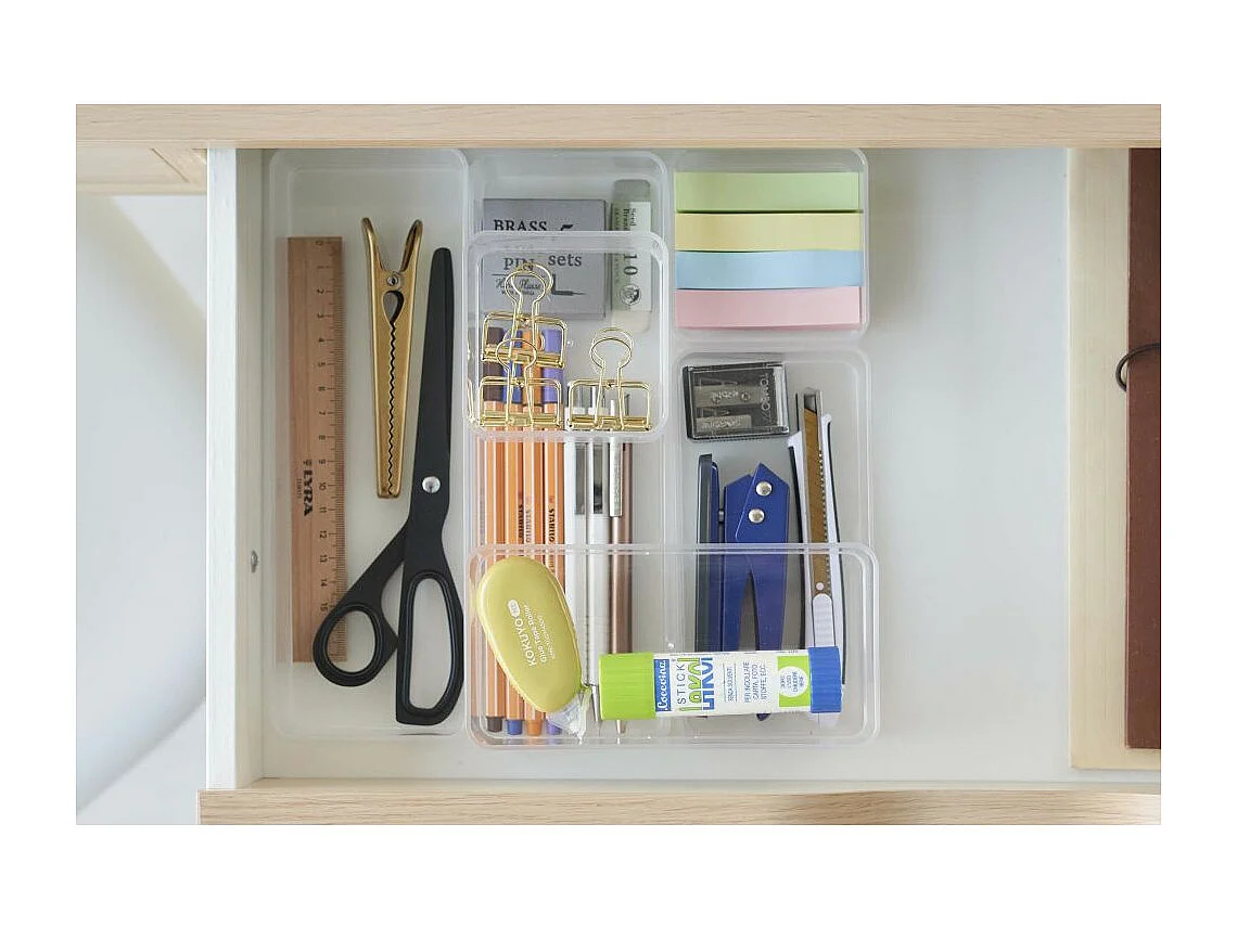 Set de 2 rangements empilables Tower 16 x 8 x 3,7 cm