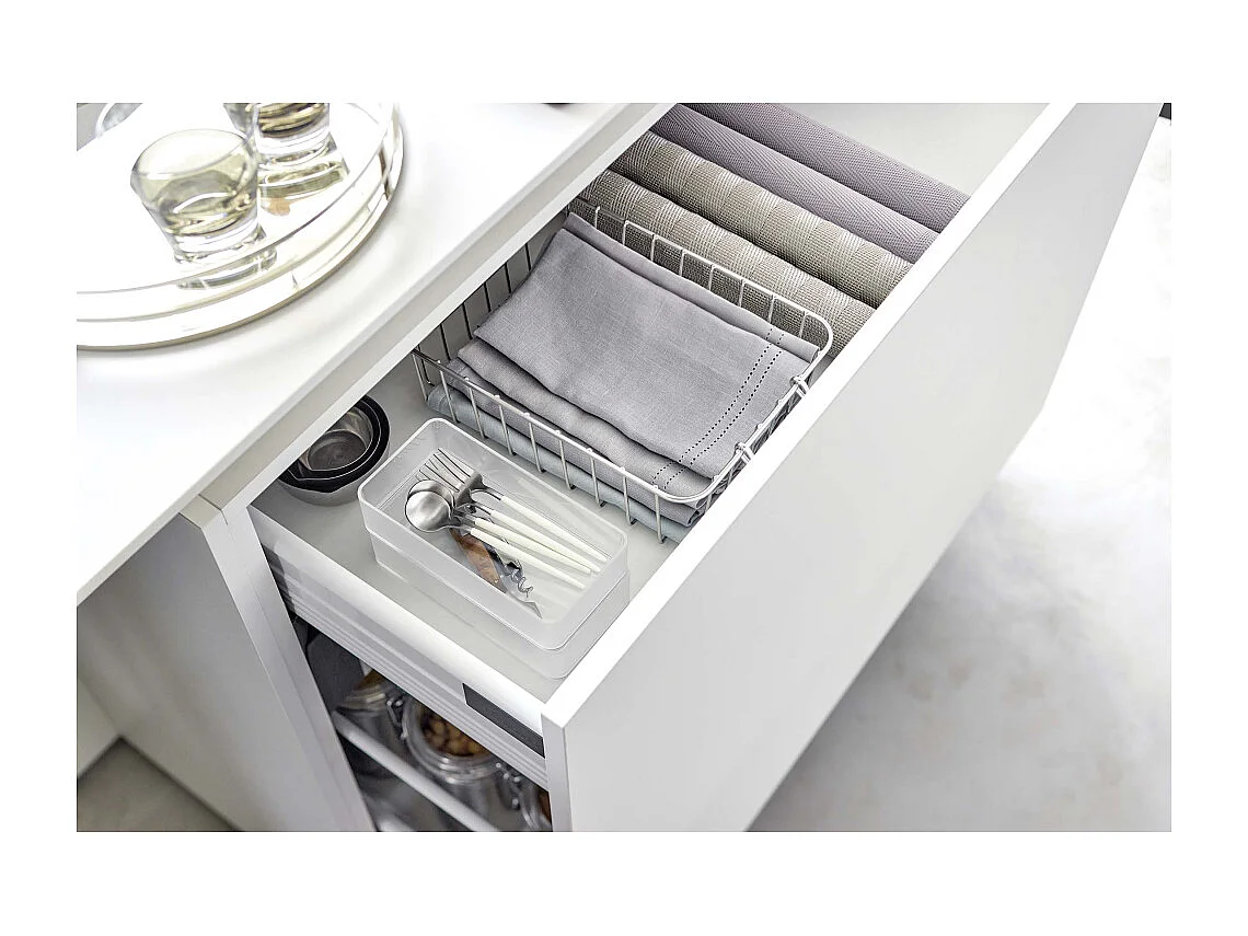 Set de 2 boîtes de rangement empilables Tower 16 x 8 x 3,7 cm