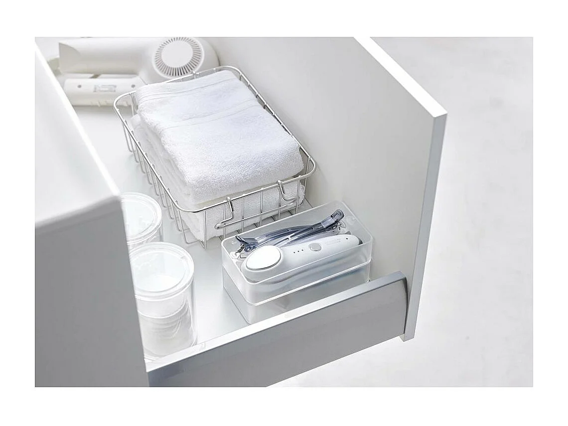 Set de 2 boîtes de rangement empilables Tower 16 x 8 x 3,7 cm