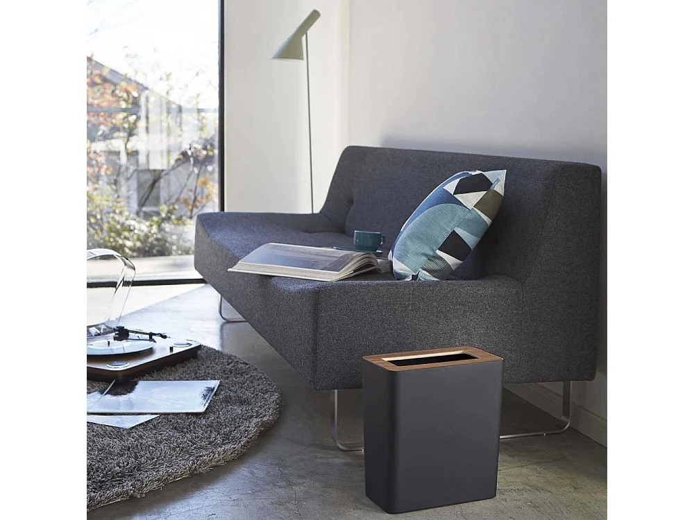 Corbeille à papier rectangulaire Rin