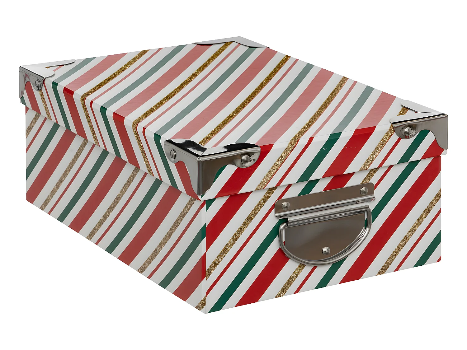 Lot de 6 Boîtes de rangement coins en métal déco Lutin