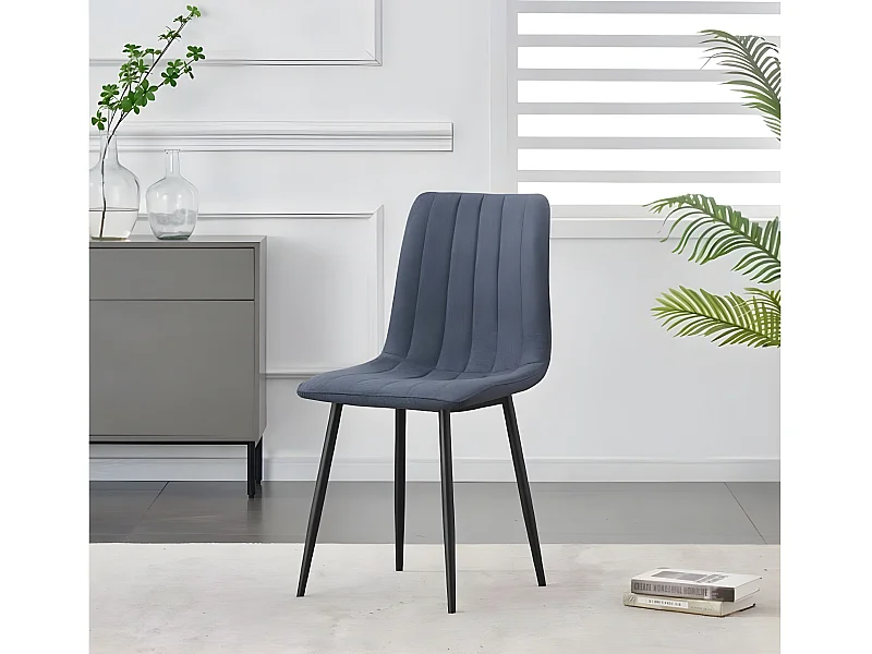 Stuhl Cosmo/Metall&Stoffbezug/