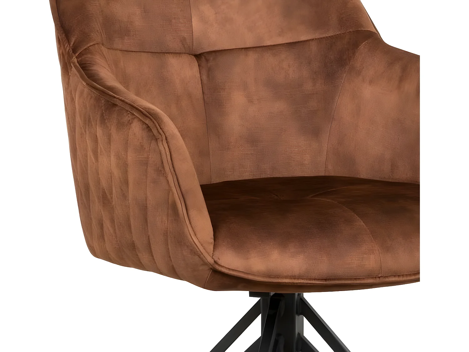 Sedia Watson B/Tessuto/Marrone