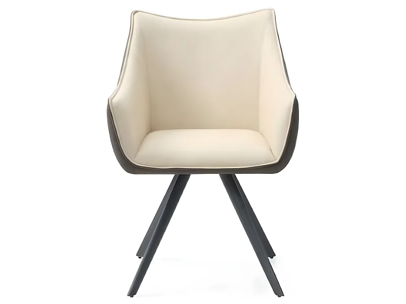 Sedia Marbel/Tessuto/Grigio&Beige