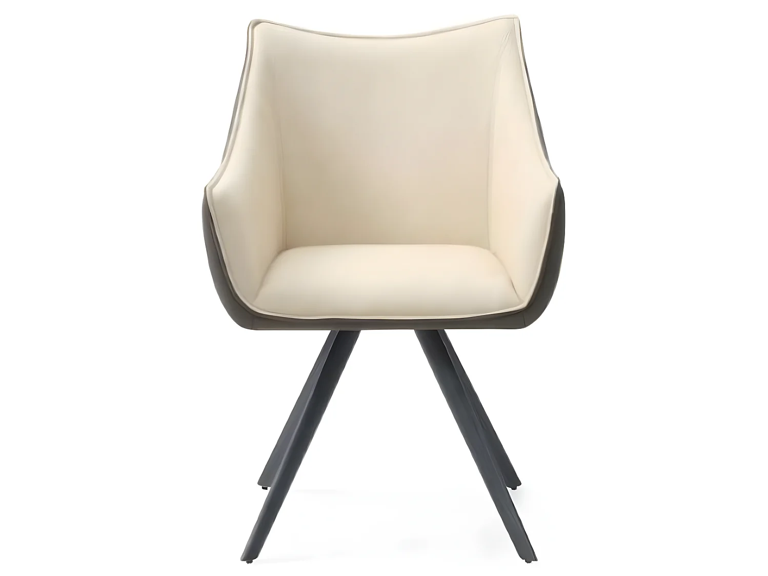 Stuhl Marbel/Stoffbezug/Grau&Beige