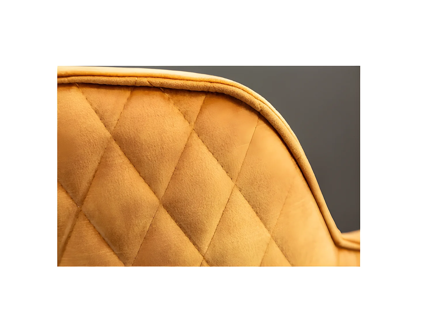 Chaise Watson-G/revêtement en tissu/jaune/rotation à 180 degrés