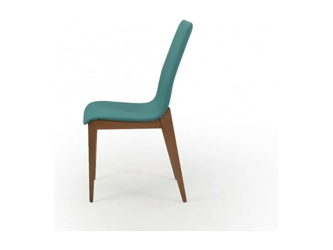 Sedia Solida/Similpelle/Blu-Verde