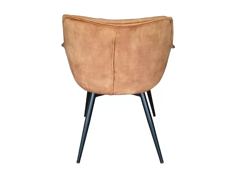 Chaise Cloi/Tissu/Curry