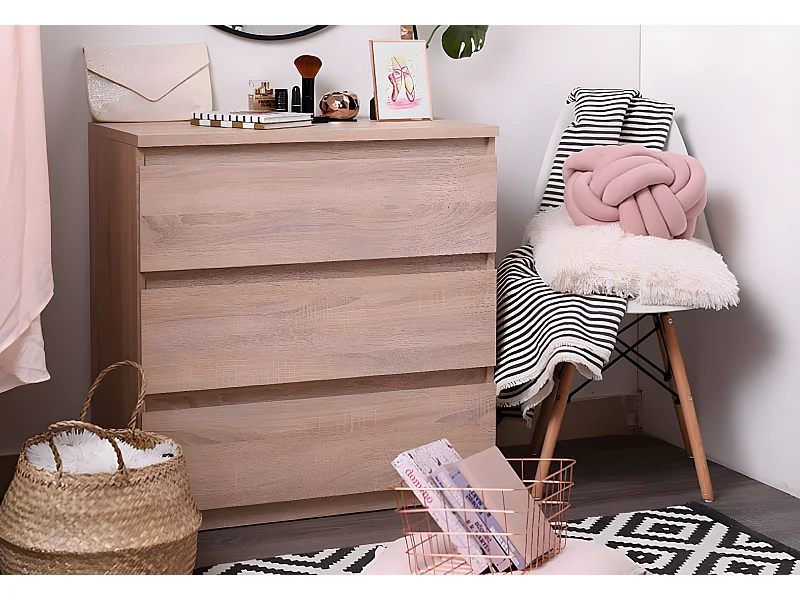 Sideboard Chelsea/Schubladen/Braun