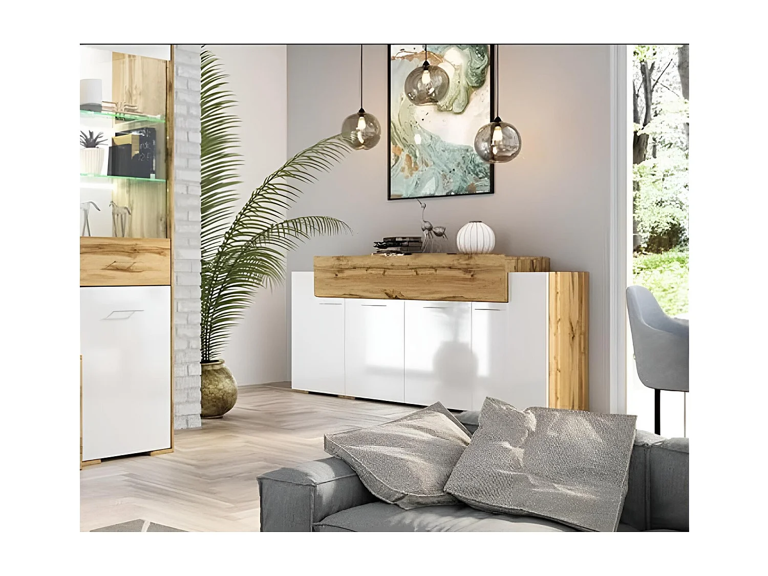 Buffet Vigo/portes tournantes/Artisan&White