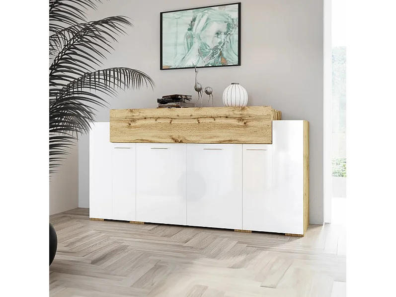 Credenza Vigo/porte girevoli/Artisan&White