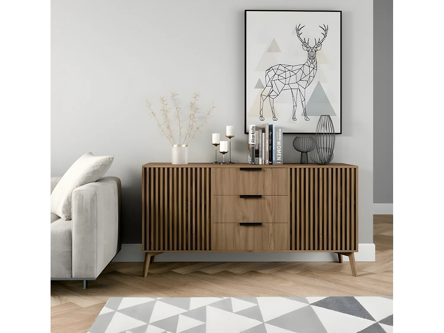 Buffet Seewen/Marron/En Stock