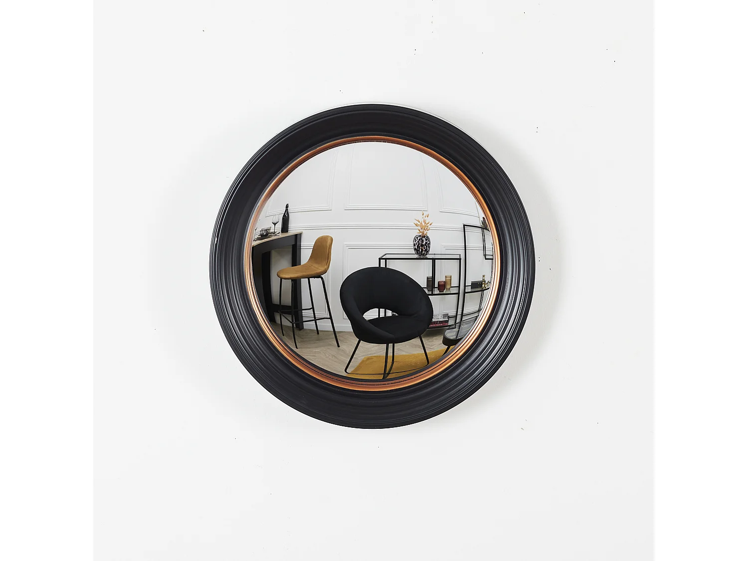 Miroir Deco Contour Dore Losange H60cm Come Or