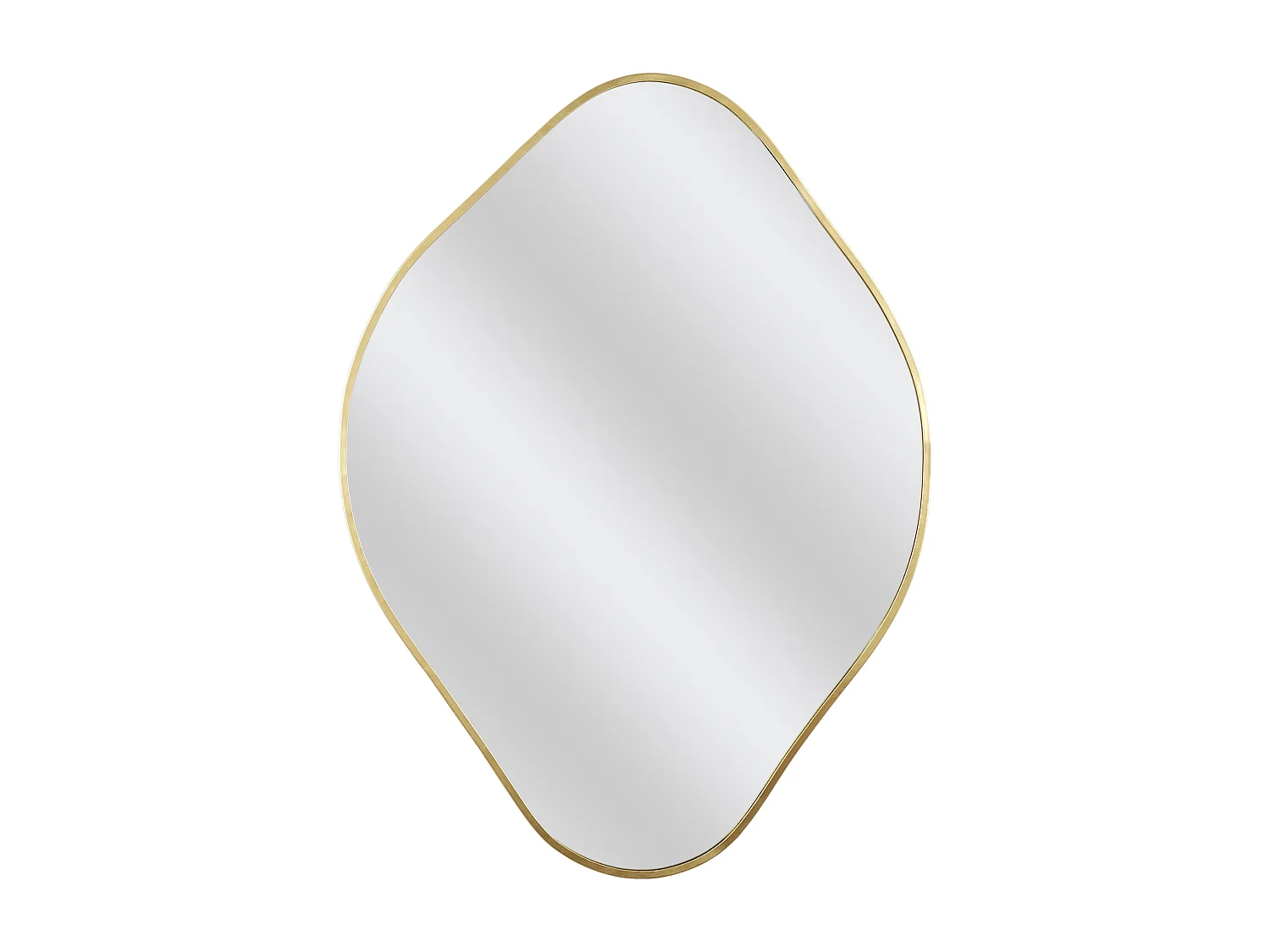 Miroir Deco Contour Dore Losange H60cm Come Or