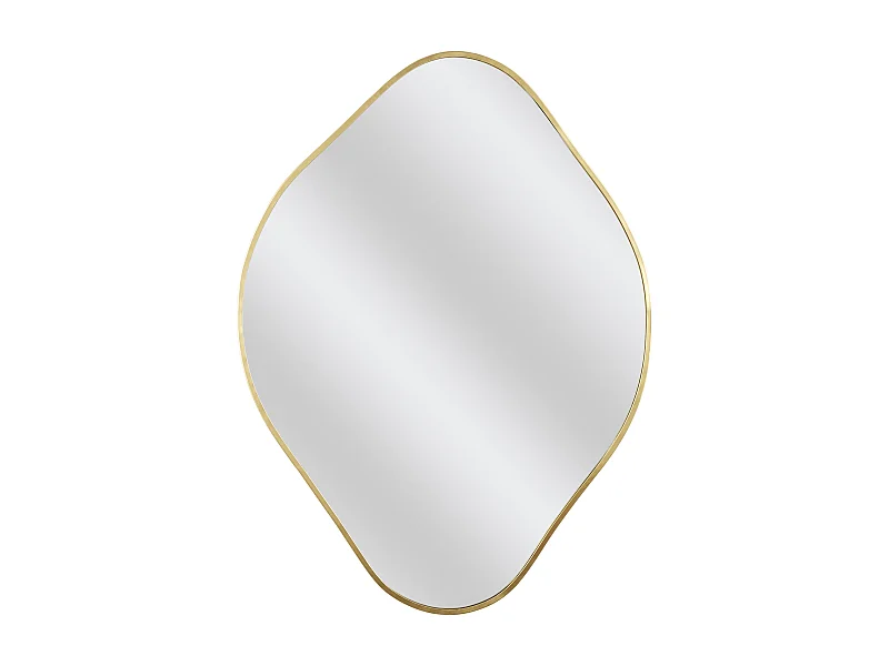 Miroir Deco Contour Dore Losange H60cm Come Or