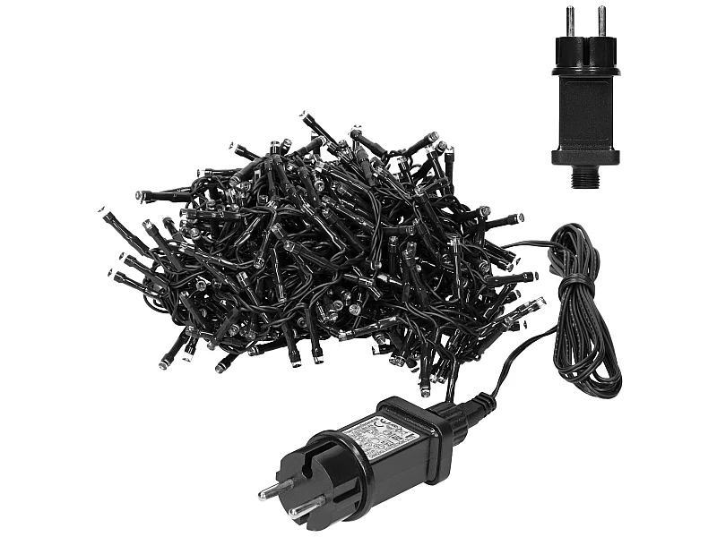 LED Lichtvorhang Lichterkette Dekoration Lichtnetz 2m Warmweiß 200 LED IP44