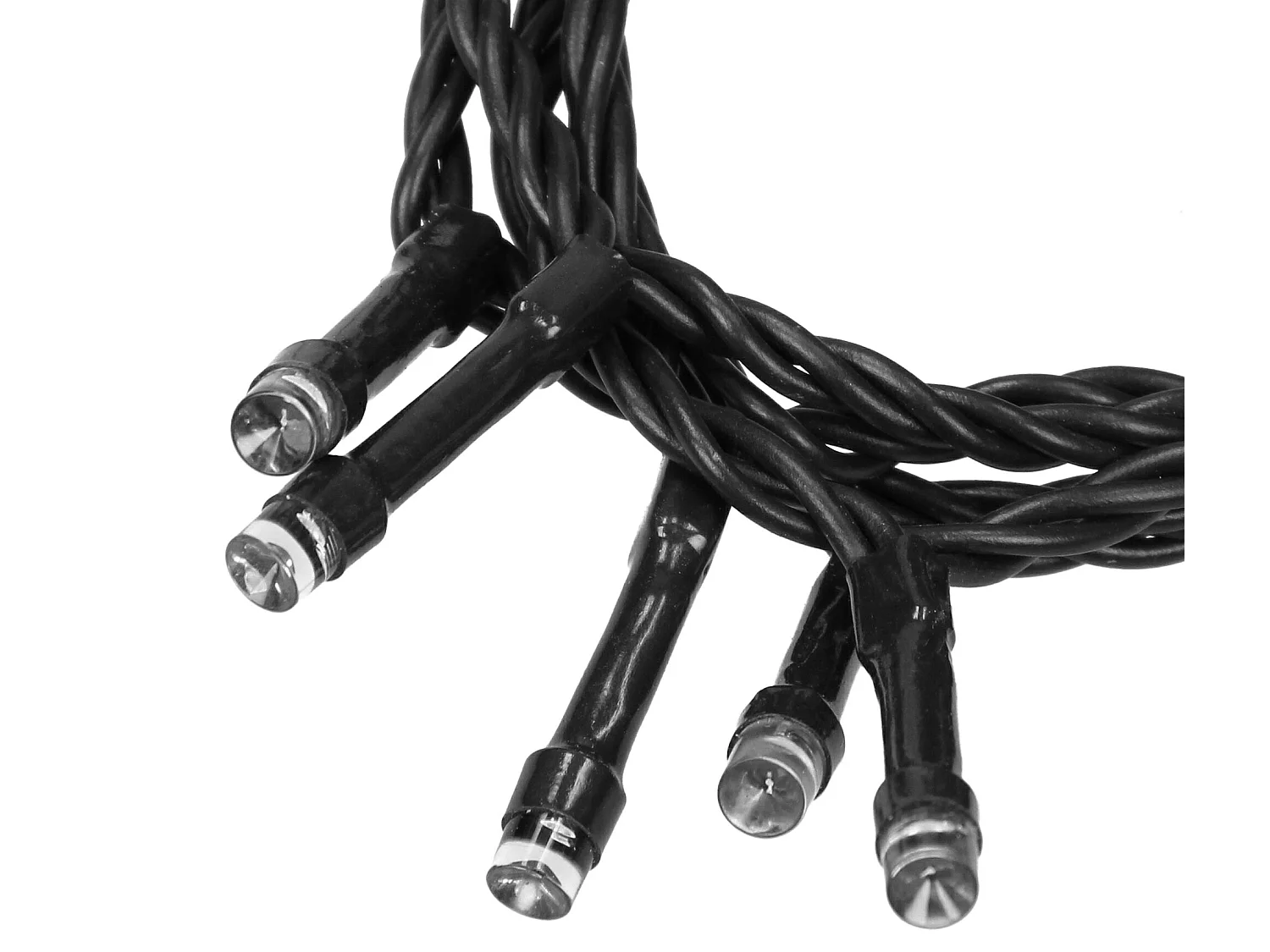 Tenda luminosa luci natalizie 200 LED bianco caldo IP-44 2 m da interno/esterno