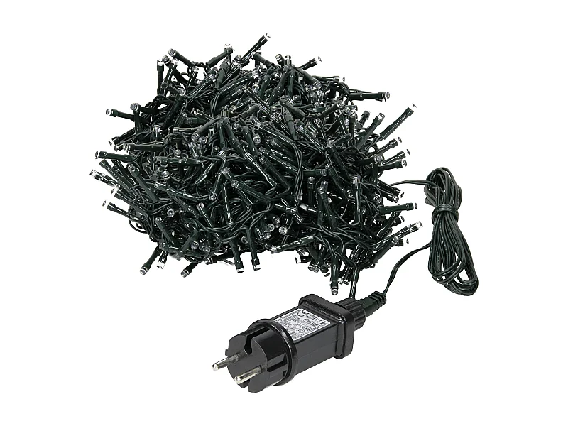 Ghirlanda luminosa con 360 LED bianco caldo decorazione natalizia 12 m IP44