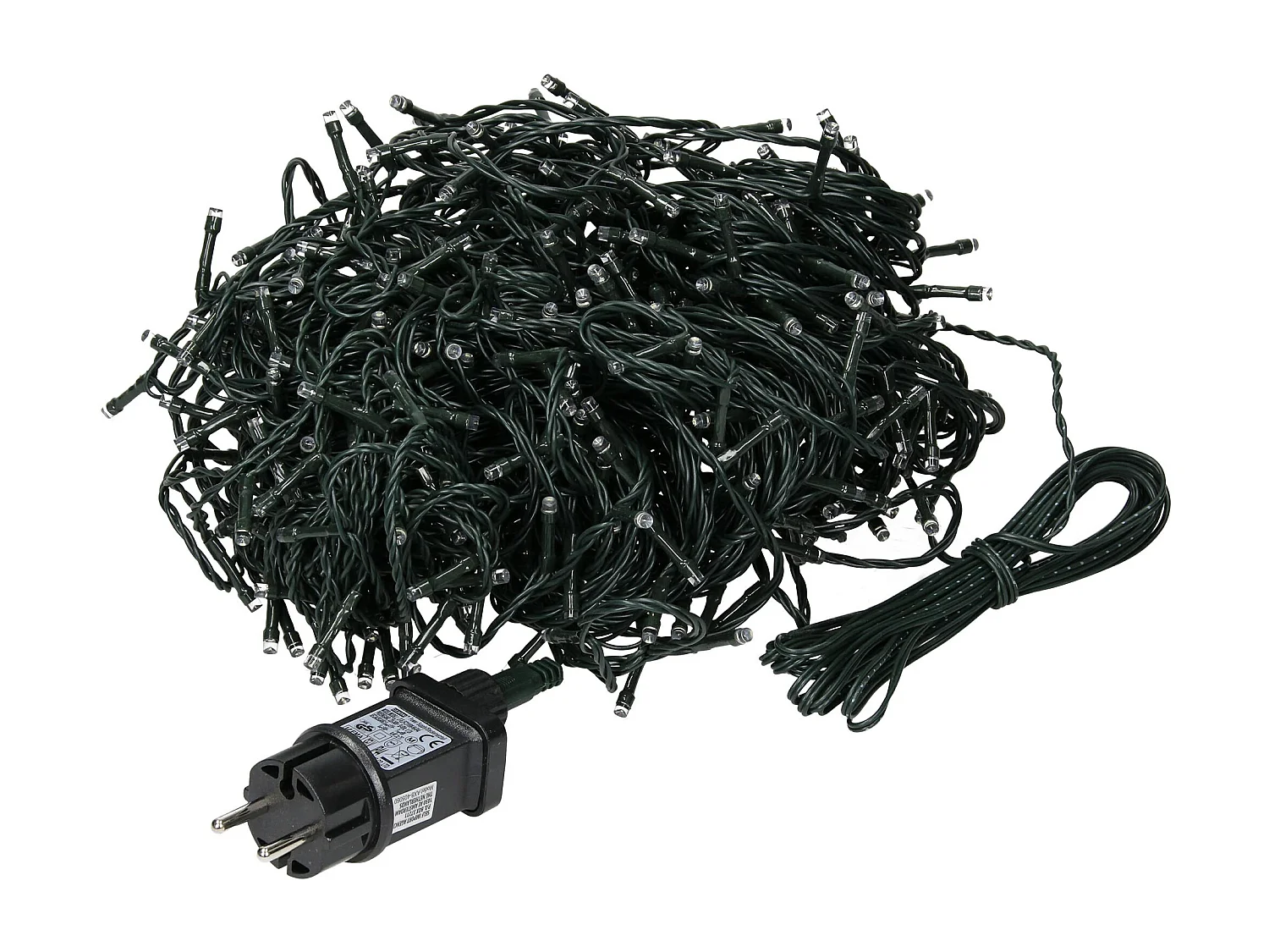 ECD Germany LED Cluster Lichterkette 36m 480 LEDs Warmweiß, Innen/Außen, Weihnachtsbeleuchtung Weihnachtsbaum Garten Dekoleuchte Weihnachtsdekoration