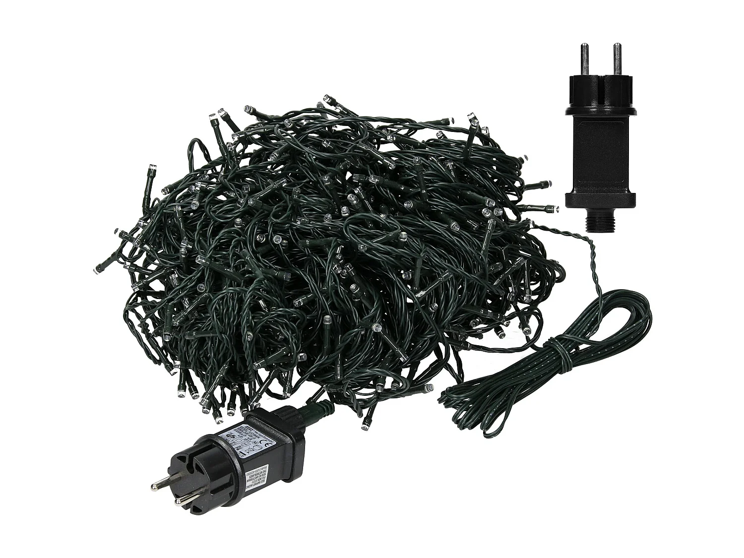 ECD Germany LED Cluster Lichterkette 36m 480 LEDs Warmweiß, Innen/Außen, Weihnachtsbeleuchtung Weihnachtsbaum Garten Dekoleuchte Weihnachtsdekoration