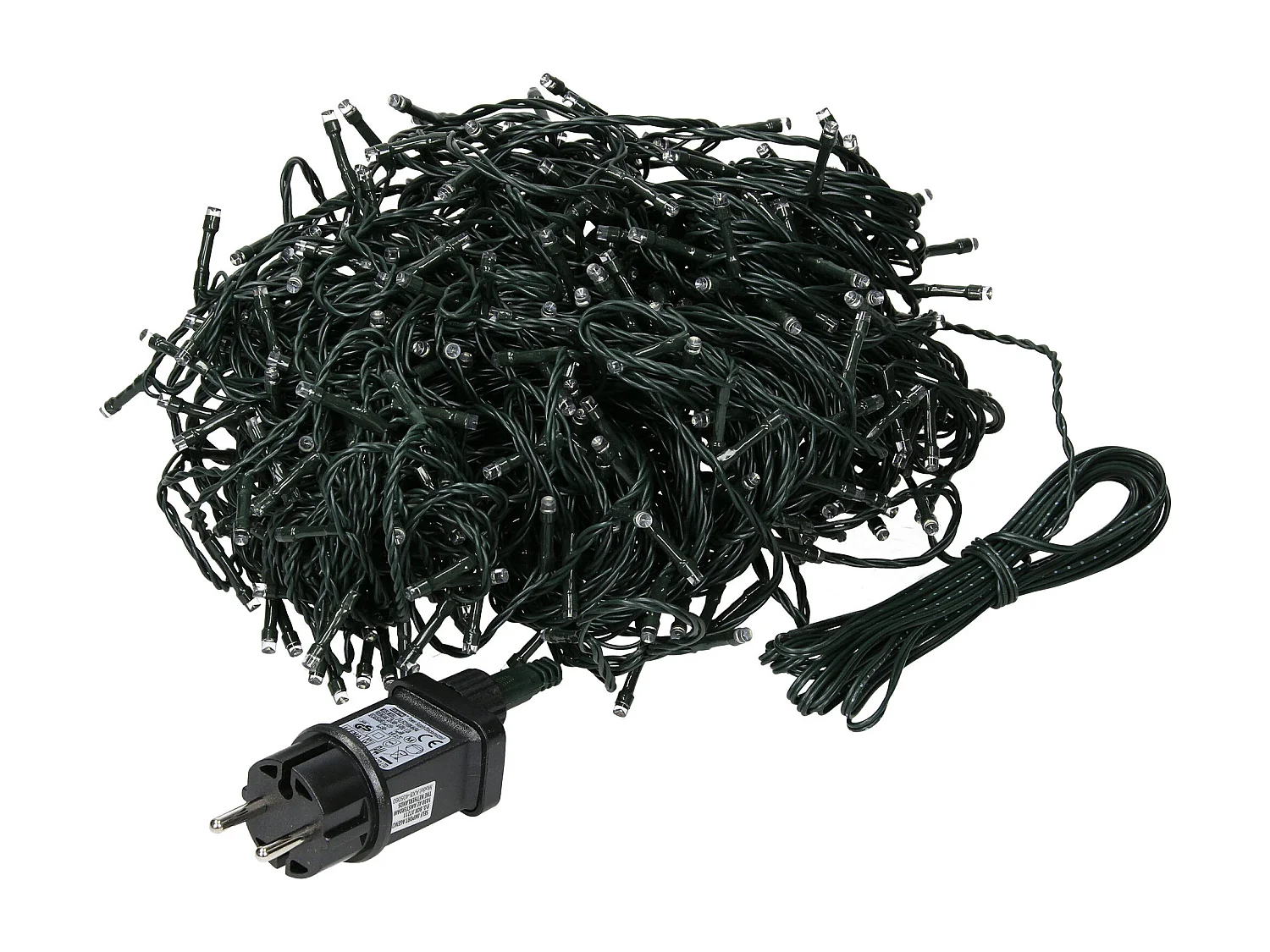 ECD Germany LED Lichterkette 36m mit 480 LEDs Kaltweiß, Innen/Außen, Weihnachtsbeleuchtung Weihnachtsbaum Garten Dekoleuchte Weihnachtsdekoration