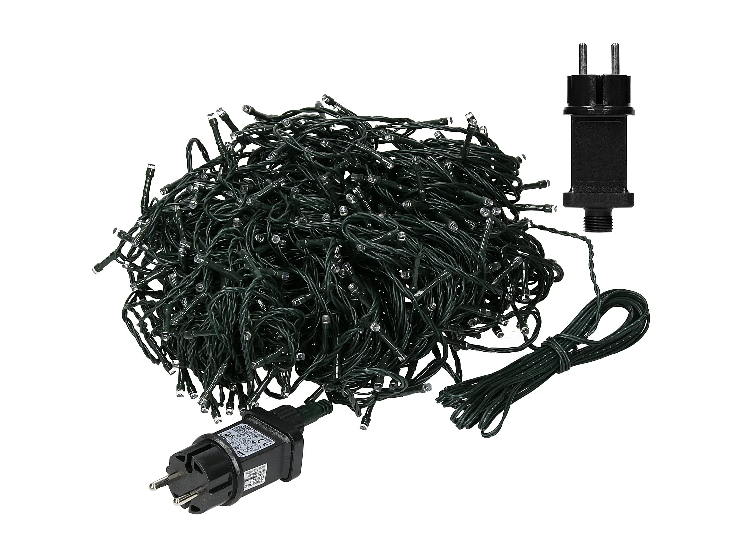 ECD Germany LED Lichterkette 36m mit 480 LEDs Kaltweiß, Innen/Außen, Weihnachtsbeleuchtung Weihnachtsbaum Garten Dekoleuchte Weihnachtsdekoration