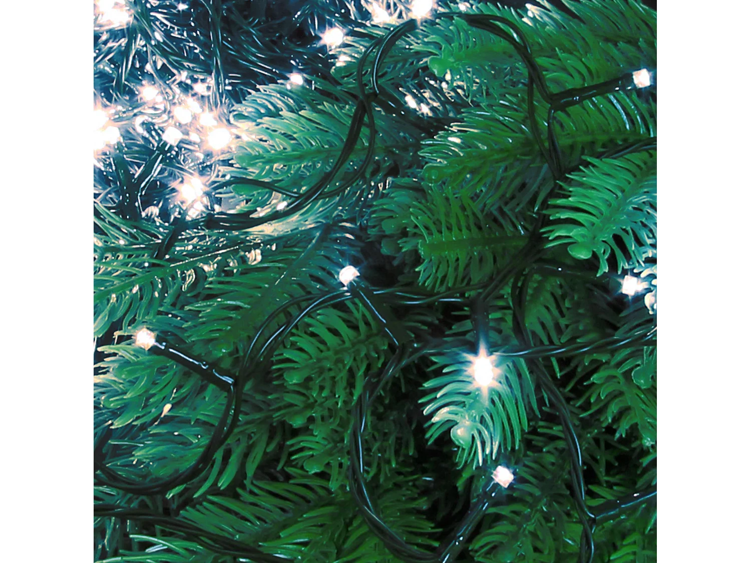 ECD Germany LED Lichterkette 36m mit 480 LEDs Kaltweiß, Innen/Außen, Weihnachtsbeleuchtung Weihnachtsbaum Garten Dekoleuchte Weihnachtsdekoration