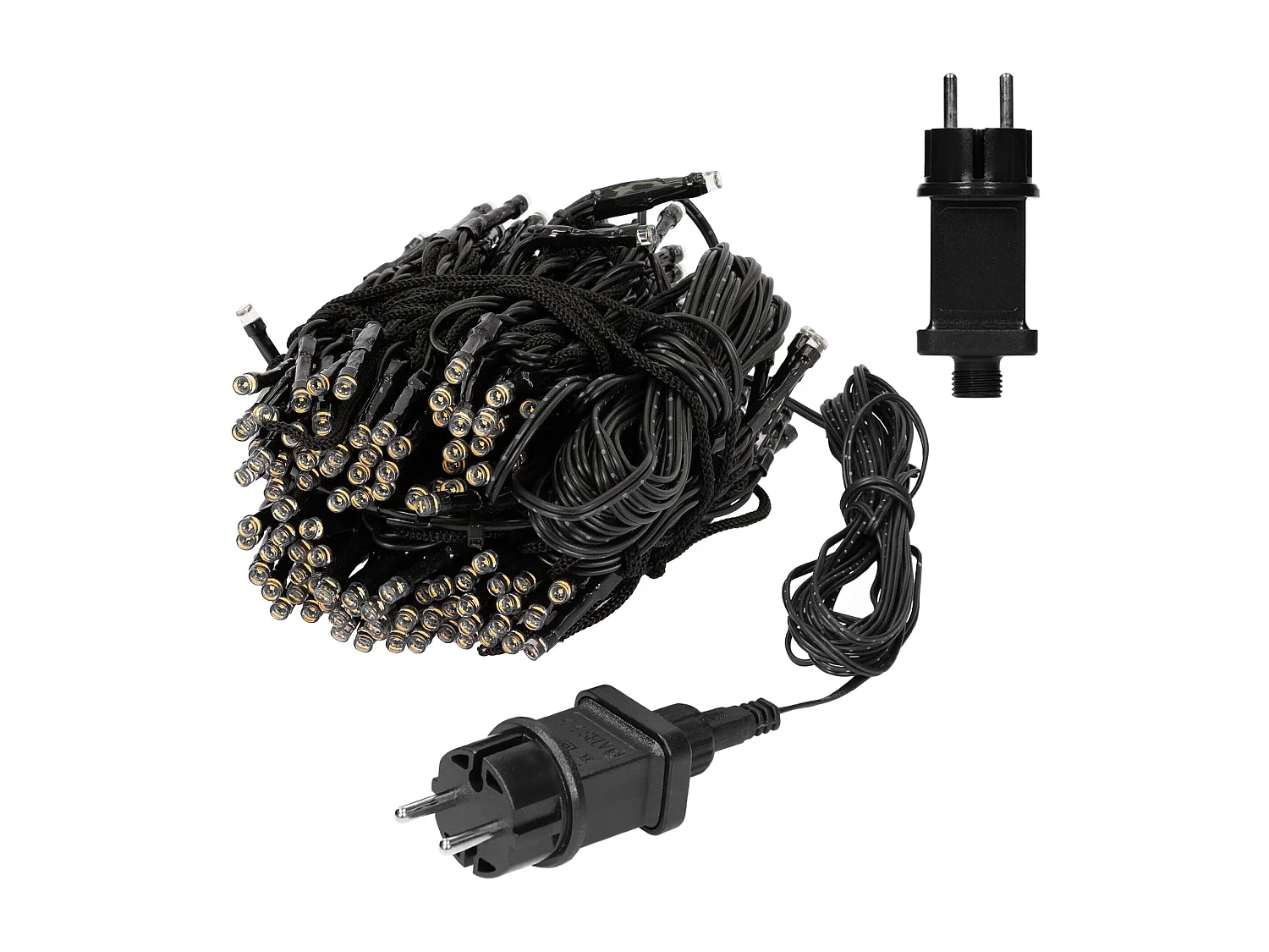 Chaîne lumineuse de Noël pour mât drapeau guirlandes de lumières 2m à LED IP-44