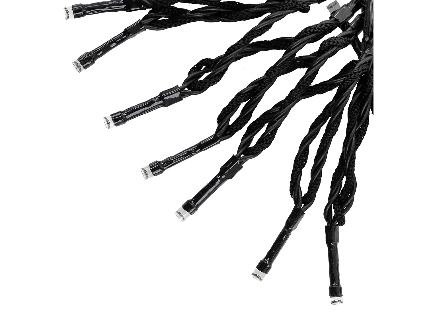 Chaîne lumineuse de Noël pour mât drapeau guirlandes de lumières 2m à LED IP-44