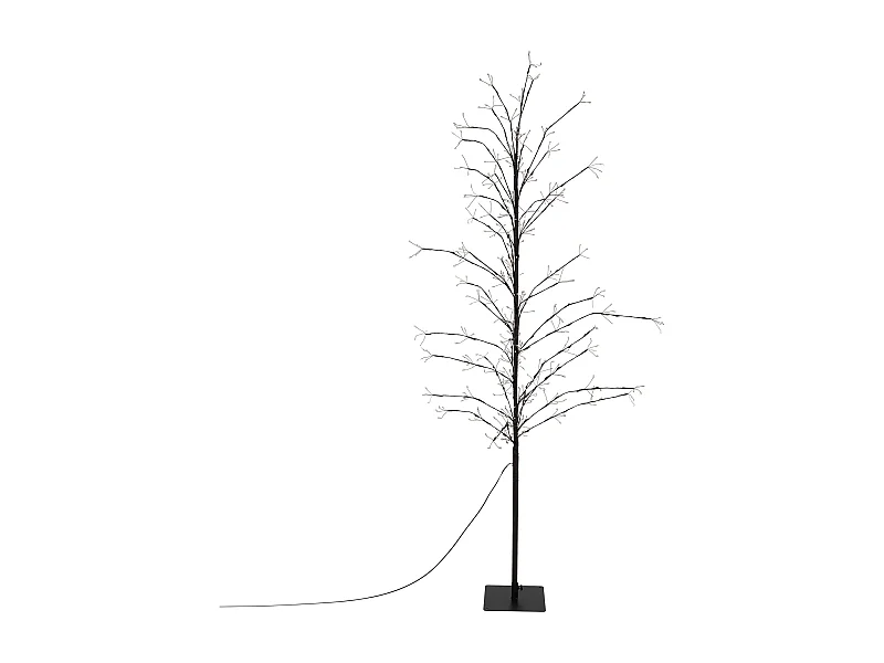 Albero artificiale decorazione con 480 LED bianco caldo con timer 180 cm IP44