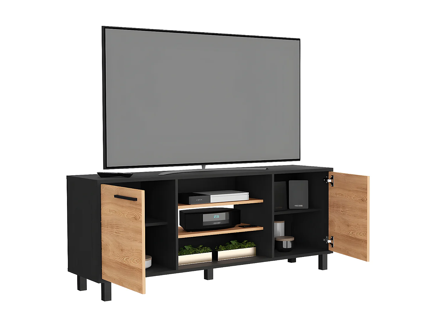 Meuble TV Kaia avec station Multimédia