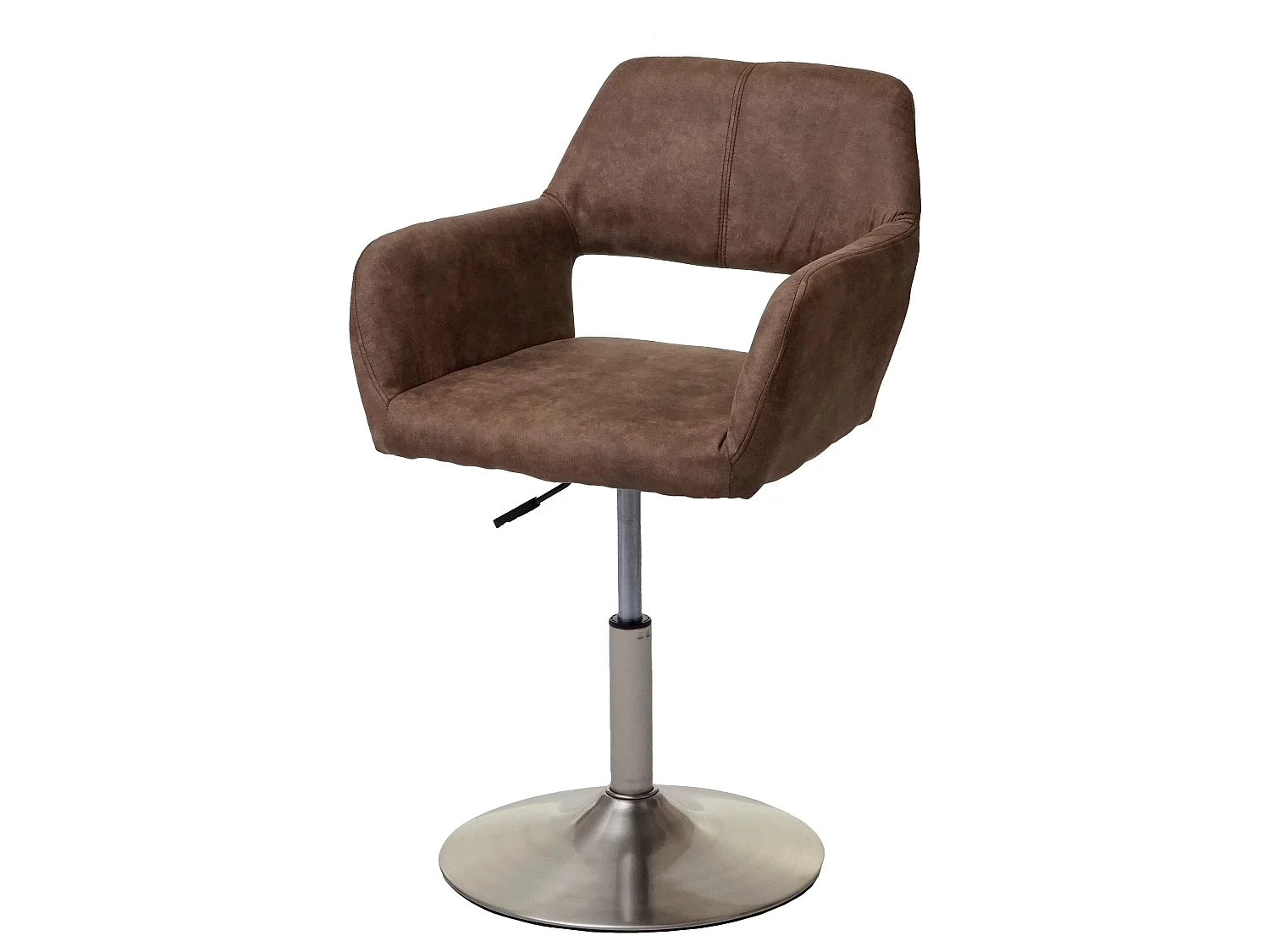 Eetkamerstoel MCW-A50 III,  vintage bruin, geborsteld onderstel