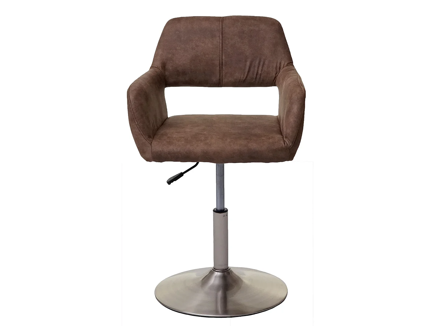 Eetkamerstoel MCW-A50 III,  vintage bruin, geborsteld onderstel